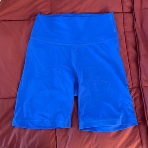 TNA BIKE SHORTS 7 inches in “bold blue”